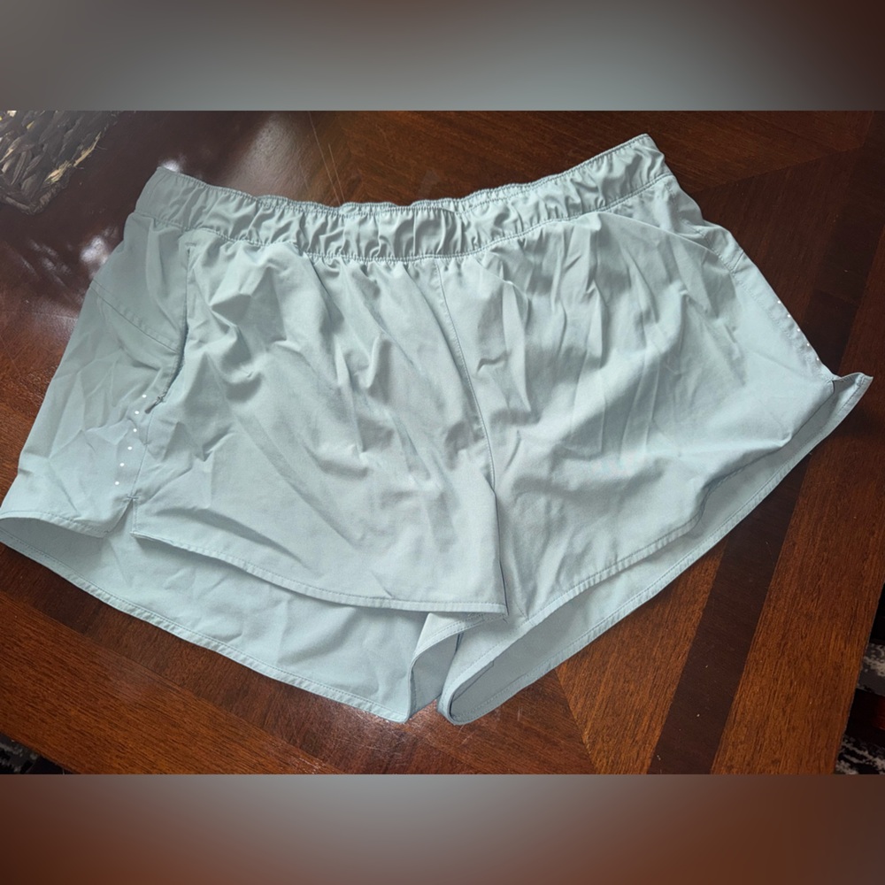 Old Navy Women's Athletic Grayish-Teal Shorts
